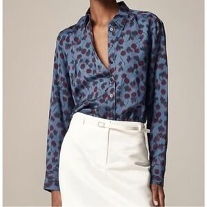 🆕NWT J Crew Drapey Button Up Shirt